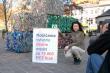 Mediálna akcia Priateľov Zeme -SPZ: 75 000 PET fliaš na Hlavnej ulici  v Košiciach