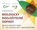 3. ročník konferencie "BIOLOGICKY ROZLOŽITEĽNÉ ODPADY"